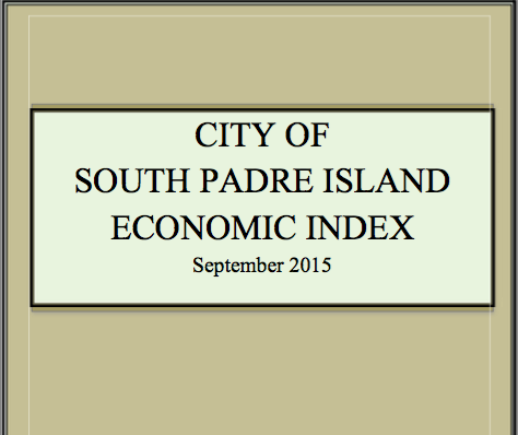 south padre island economic index