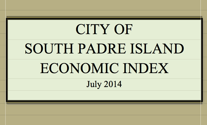 south padre island economic index